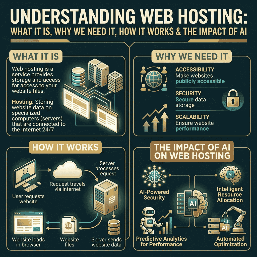 Web Hosting: What It Is, Why We Need It, How It Works, and the Impact of AI